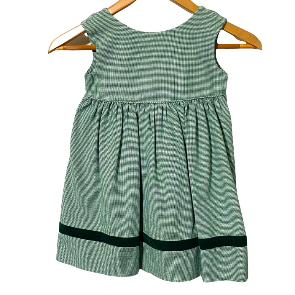Lavender Blue green gingham dress